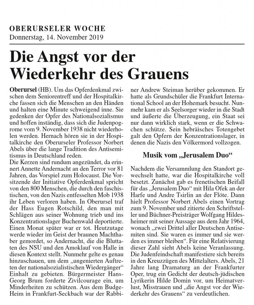 Oberurseler Woche, 14.11.2019, Seite 17