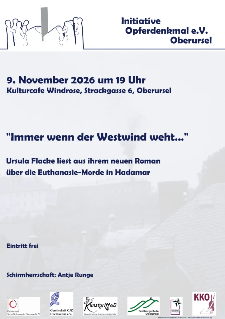 Flyer "Immer wenn der Westwind weht…" Vorderseite